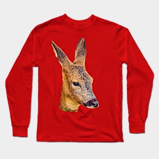 Roe deer head Long Sleeve T-Shirt